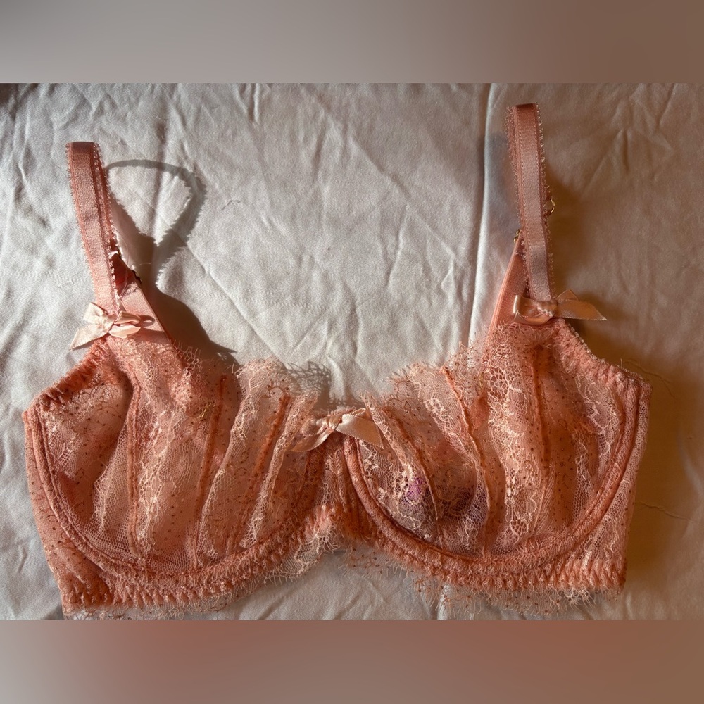 Delicate Pink Lace Bra by Agent Provocateur